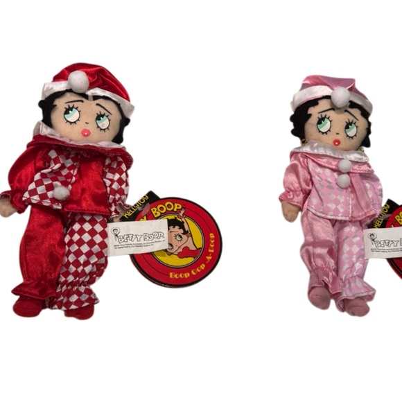 Betty Boop  2004 Jester Clown Rag Doll - Picture 1 of 11